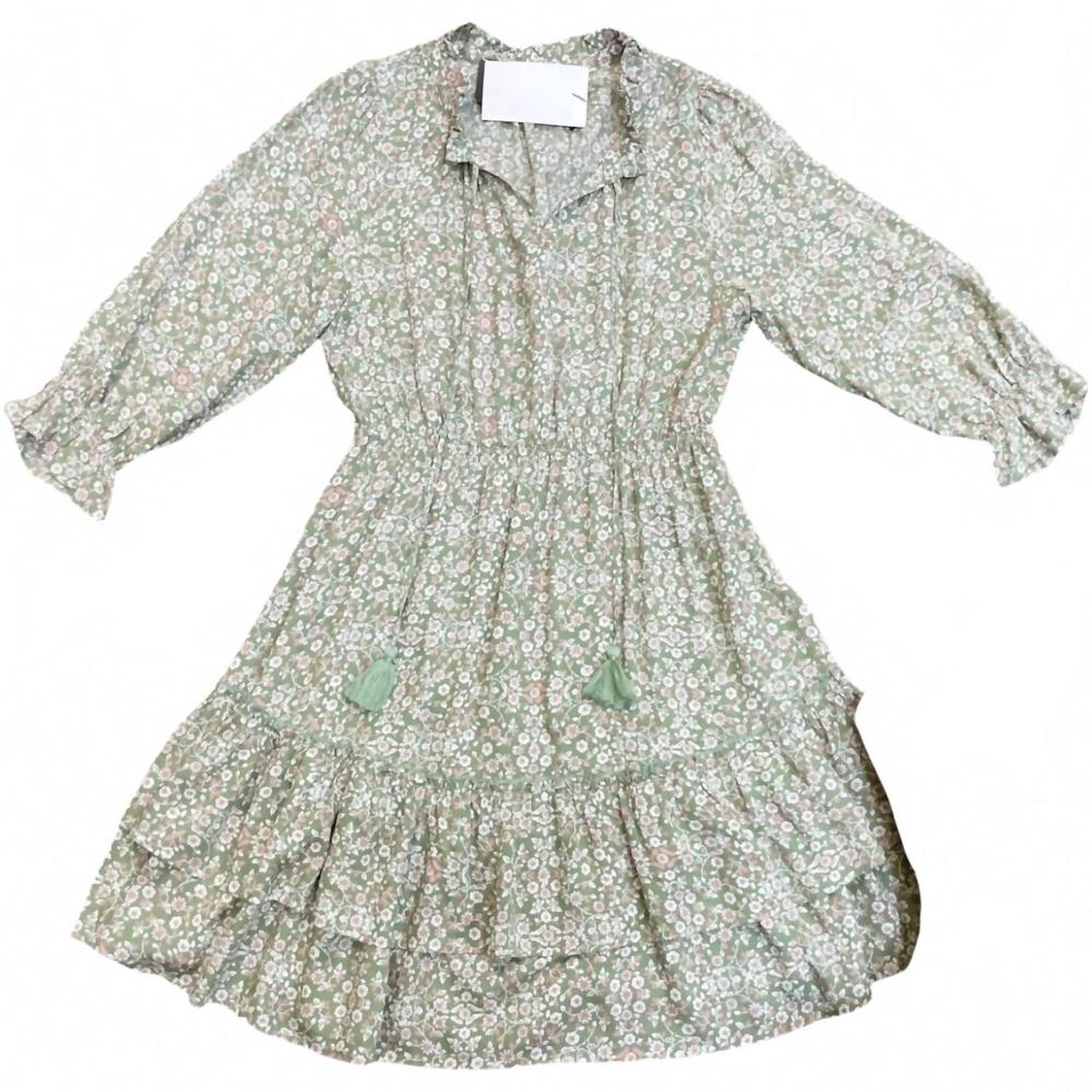 NEW STACCATO women's just met dress in sage